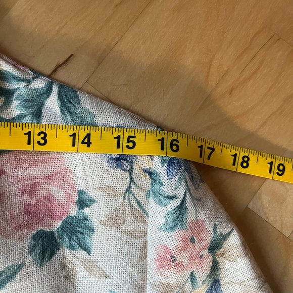 Vintage 90's Worthington Women's Single Button Floral Blazer Linen Blend 2P - Picture 10 of 13